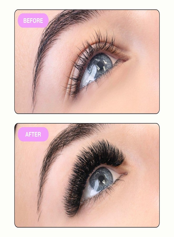 Curacoro LashFolio Narrow Promade Fans, 6D-0.07 CC Curl, 8mm-11mm Length, Handmade Volume Eyelashes, Professional Long-Lasting Promade Lash Fans - Image 5